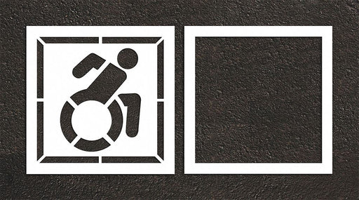 Pavement Stencil 56 W 0.063 Thick 2 pcs