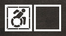 IndividualStencil Symbol LDPE 2pcs