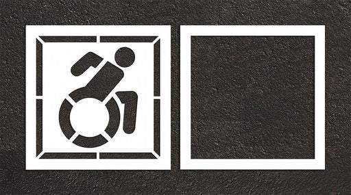 Pavement Stencil 56 W 0.125 Thick 2 pcs