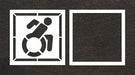 Pavement Stencil 64 W 0.063 Thick 2 pcs
