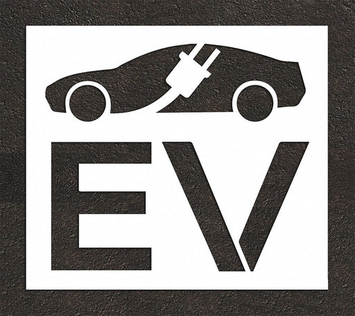 Pavement Stencil 57 H 50 W 0.063 Thick