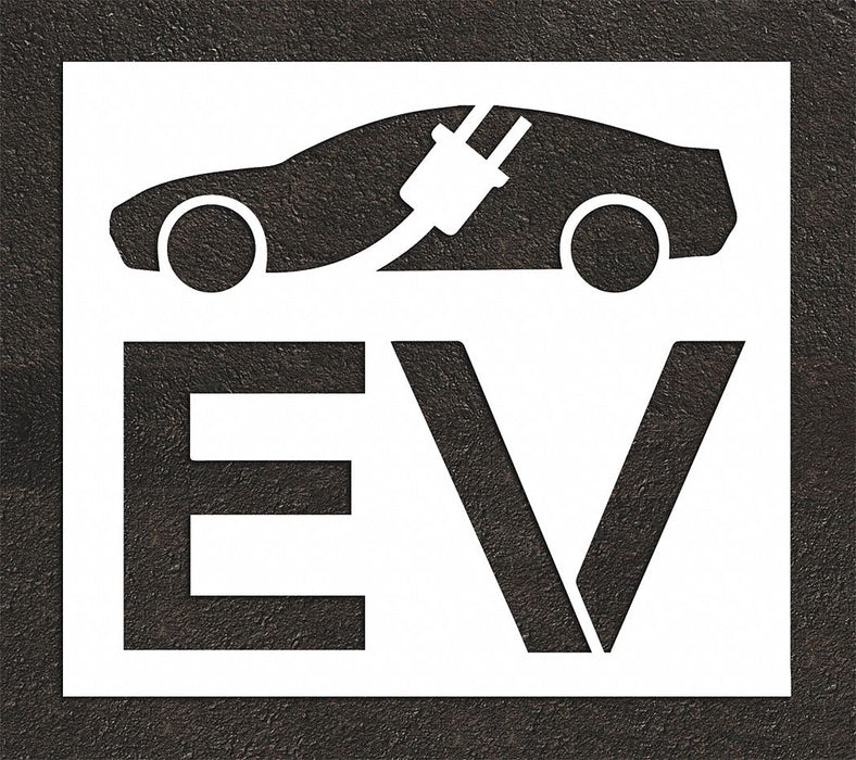 Pavement Stencil 57 H 50 W 0.063 Thick