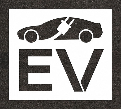 Pavement Stencil 44 H 50 W 0.125 Thick