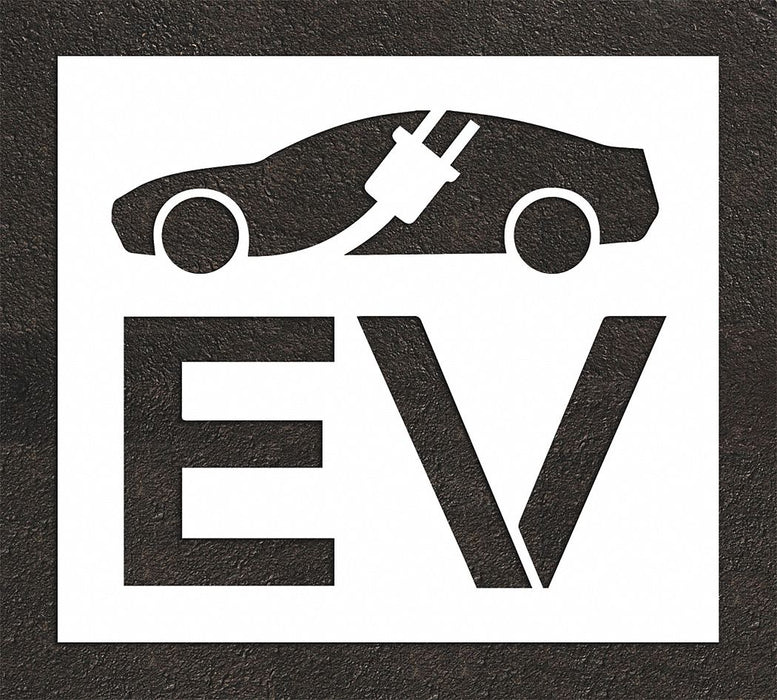 Pavement Stencil 44 H 50 W 0.125 Thick