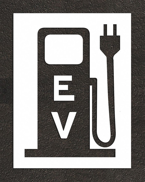 Pavement Stencil 56 H 42 W 0.125 Thick