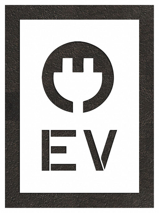 Pavement Stencil 32 H 22 W 0.063 Thick