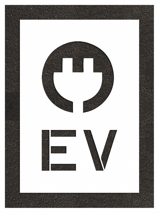 Pavement Stencil 32 H 22 W 0.063 Thick