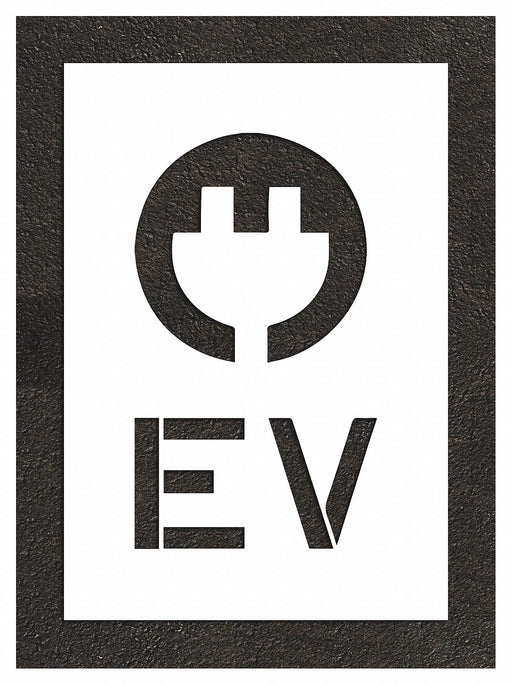 Pavement Stencil 32 H 22 W 0.125 Thick