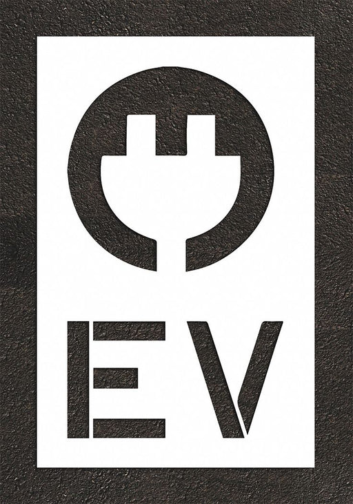 Pavement Stencil 56 H 36 W 0.063 Thick
