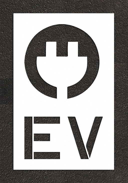 Pavement Stencil 56 H 36 W 0.125 Thick