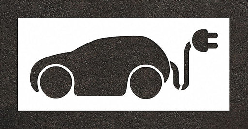 Pavement Stencil 32 H 74 W 0.125 Thick