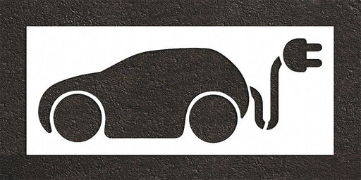 Pavement Stencil 45 H 105 W 0.125 Thick