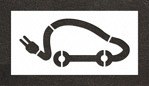 Pavement Stencil 32 H 62 W 0.063 Thick