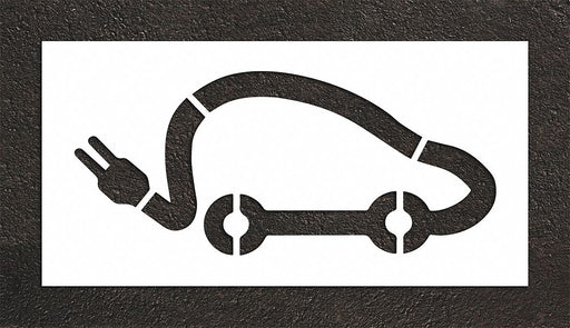 Pavement Stencil 32 H 62 W 0.125 Thick