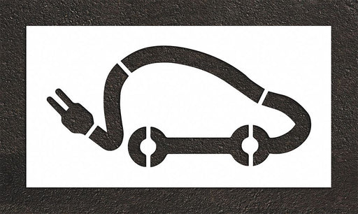 Pavement Stencil 86 H 44 W 0.063 Thick