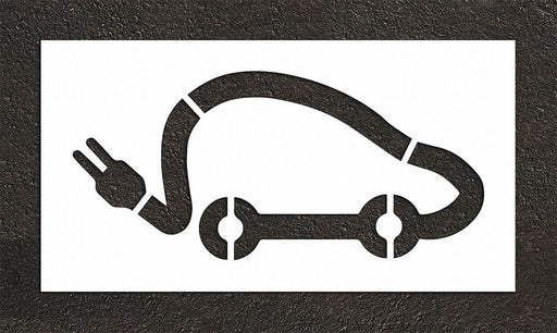 Pavement Stencil 86 H 44 W 0.125 Thick
