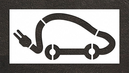 Pavement Stencil 112 H 56 W 0.063 Thick