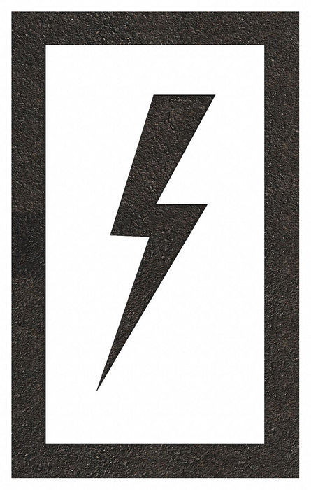 Pavement Stencil 18 H 32 W 0.063 Thick