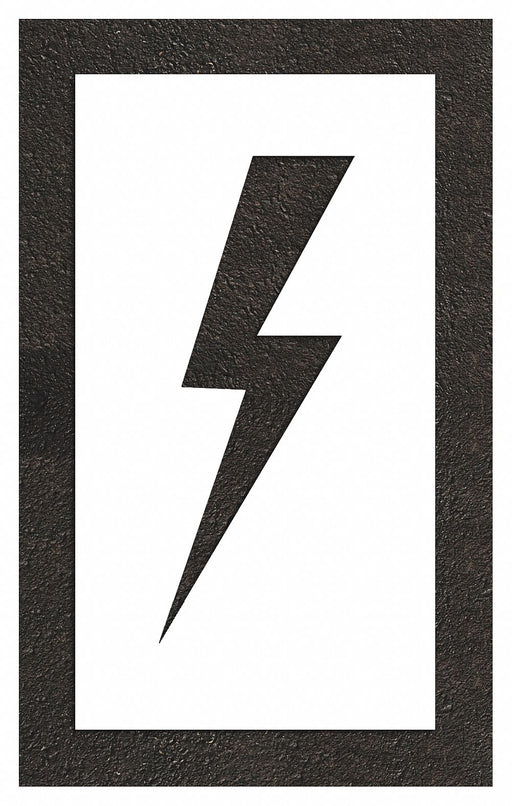 Pavement Stencil 18 H 32 W 0.063 Thick