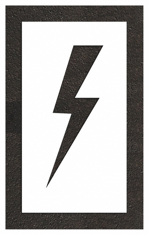 Pavement Stencil 18 H 32 W 0.125 Thick
