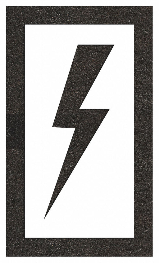 Pavement Stencil 23 H 44 W 0.063 Thick
