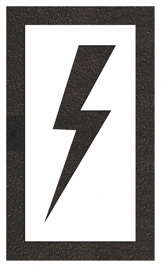 Pavement Stencil 23 H 44 W 0.125 Thick