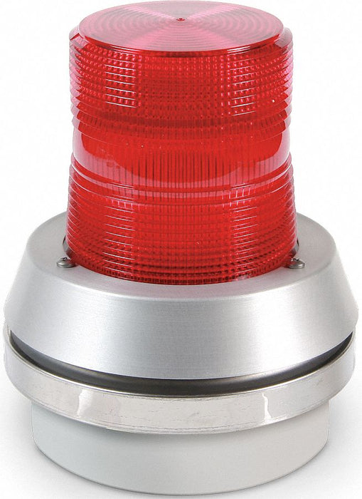 Horn Strobe Red Cast Aluminum 120VAC