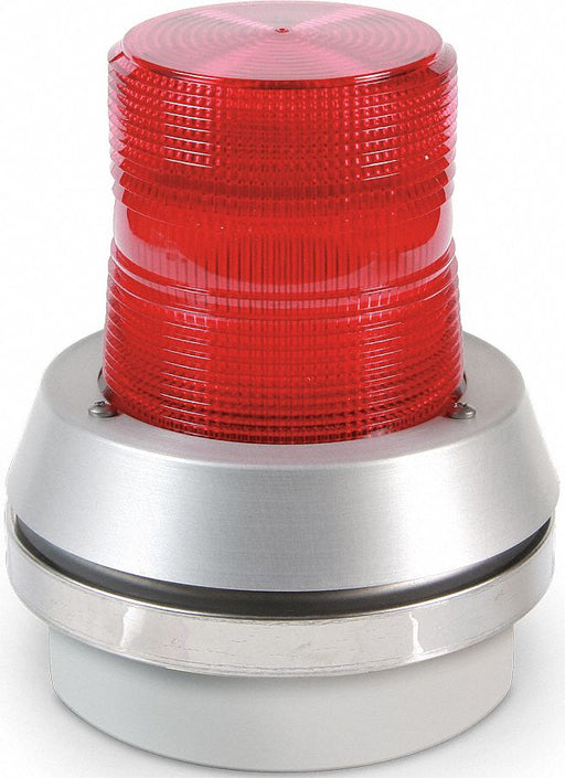 Horn Strobe Red Cast Aluminum 120VAC
