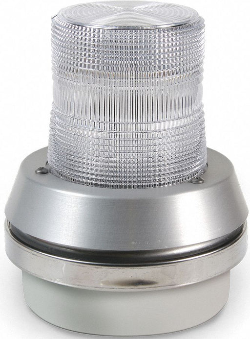 Horn Strobe White Cast Aluminum 24VDC