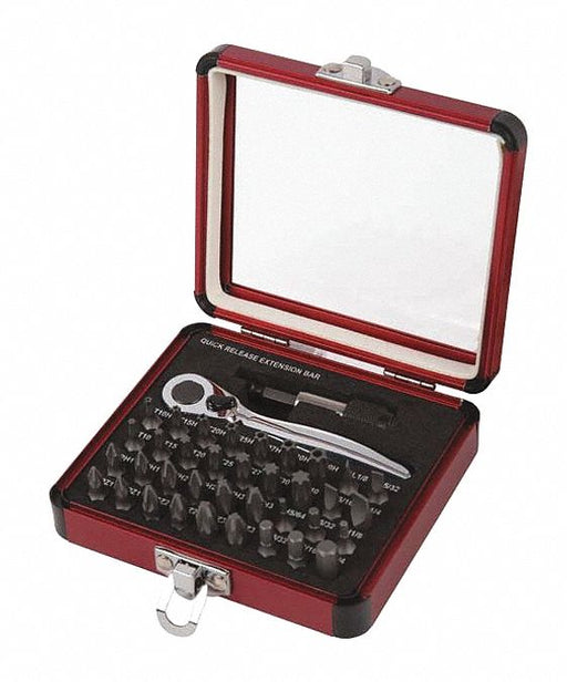 Mini Ratchet and Bit Set 38 Pc.
