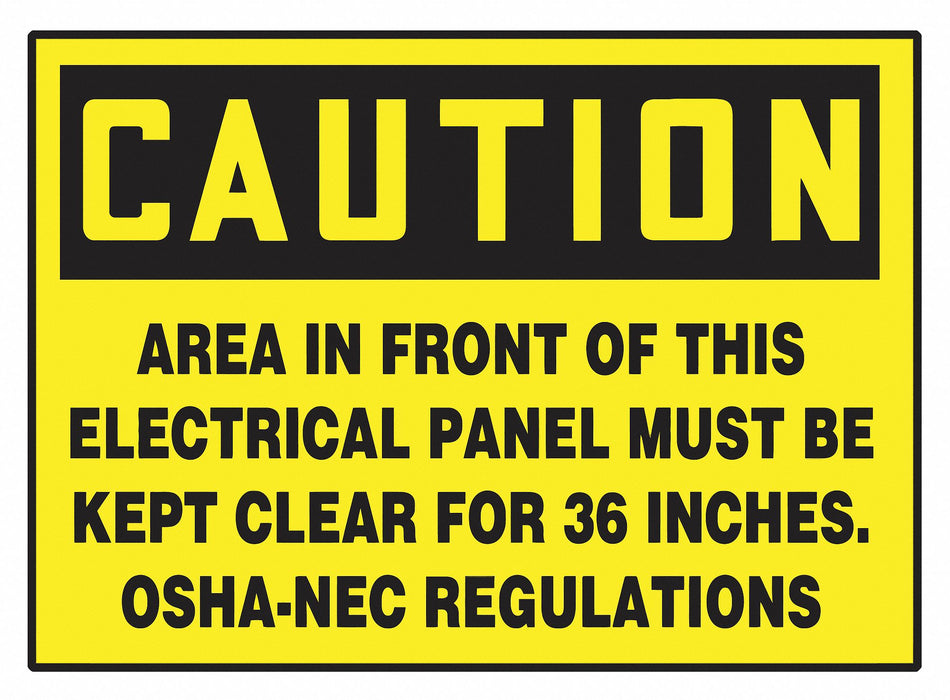 Safety Label 3 1/2 inx5 in Vinyl PK5