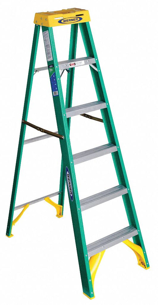 Stepladder 5900 H 6 ft Spread 41-1/8 In
