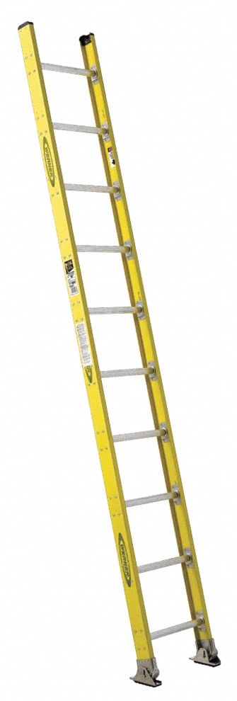 Straight Ladder H 10 ft Fiberglass