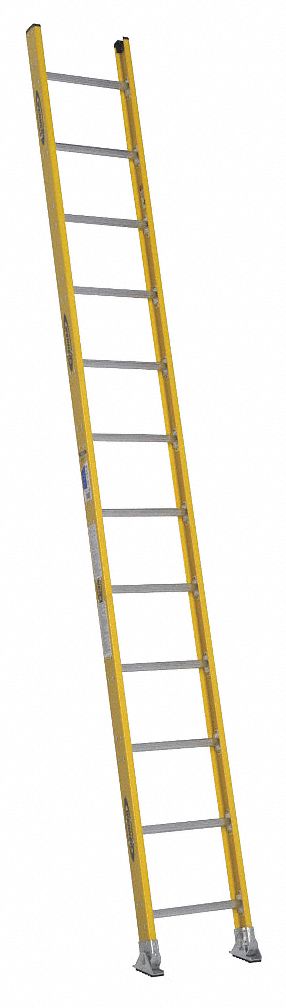 Straight Ladder H 12 ft Fiberglass