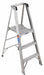 Platform Stepladder 3 ft Aluminum 300 lb
