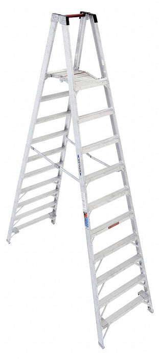 Platform Stepladder 10 ft Aluminum 300lb