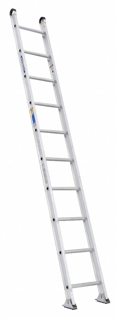 Straight Ladder H 10 ft Aluminum