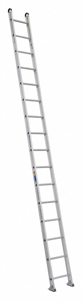 Straight Ladder H 16 ft Aluminum