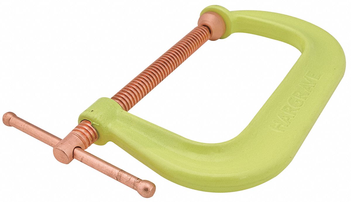 Spatter Resist C-Clamp 4 Reg. 6200 lb.