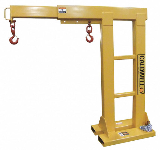 Forklift Boom 102 W 4 000 lb Yellow