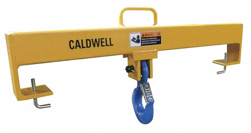 Forklift Lifting Beam 10 000 lb Yellow