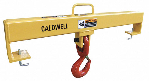 Forklift Lifting Beam 10 000 lb Yellow