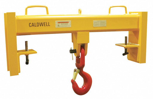 Forklift Lifting Beam 15 000 lb Yellow