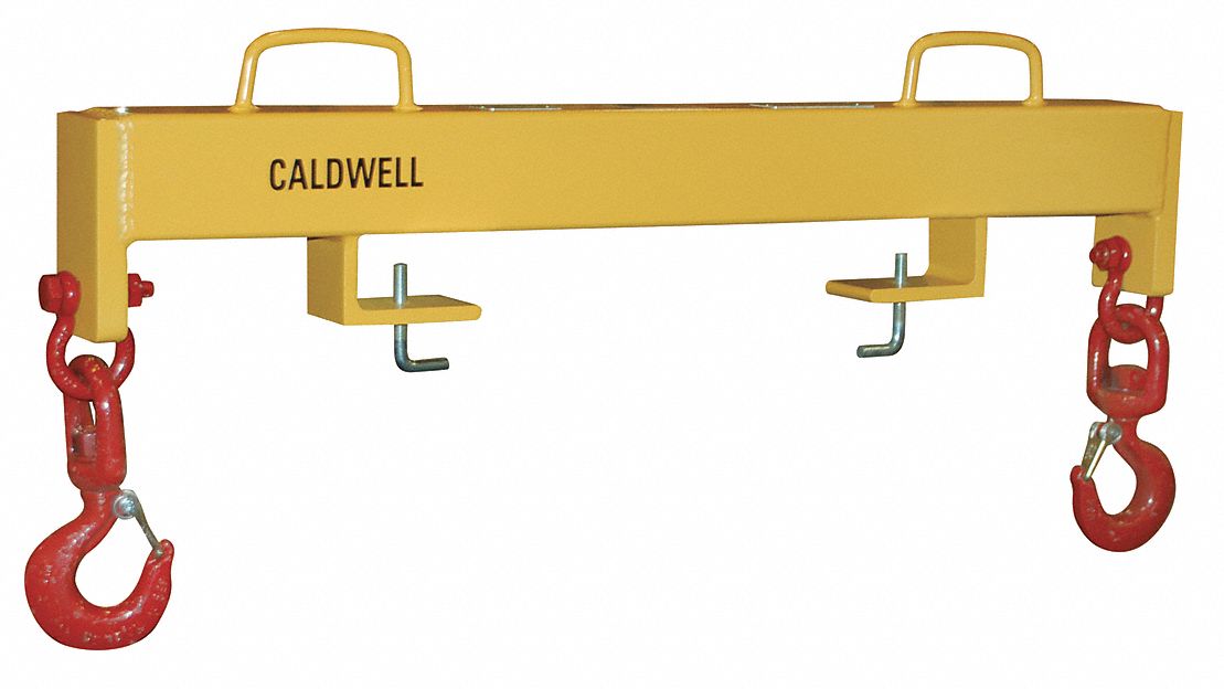Forklift Lifting Beam 4 000 lb Yellow