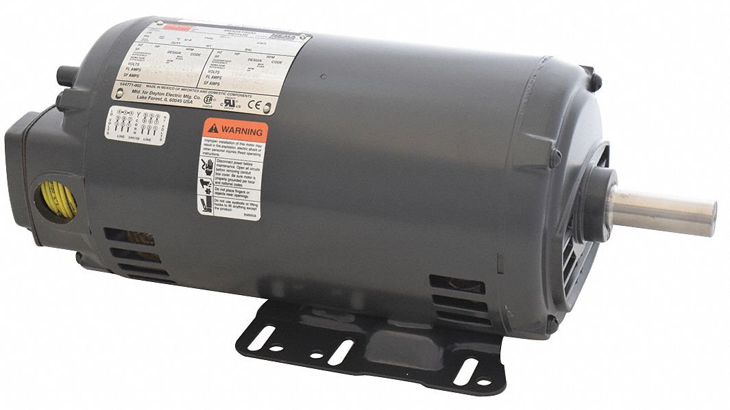 GP Motor 3 HP 1 760 RPM 230/460V