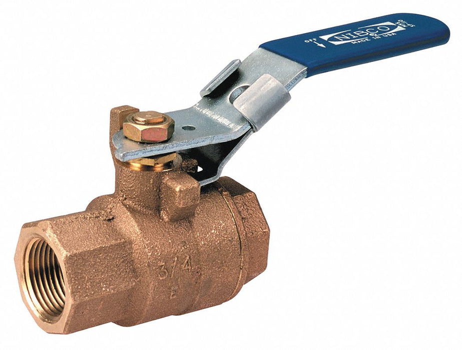 Manual 2-Way Ball Valve NPT Bronze