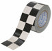 Floor Tape Black/White 3 inx100 ft Roll