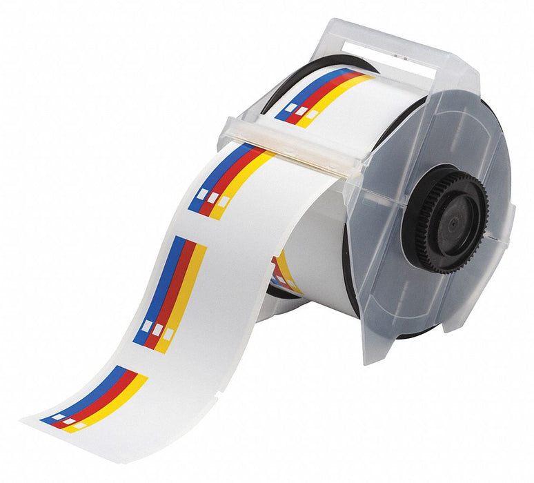 Pre-Cut Label Stock Roll White Gloss