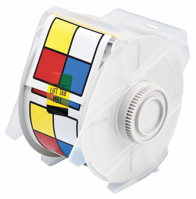 Pre-Cut Label Stock Roll White Gloss