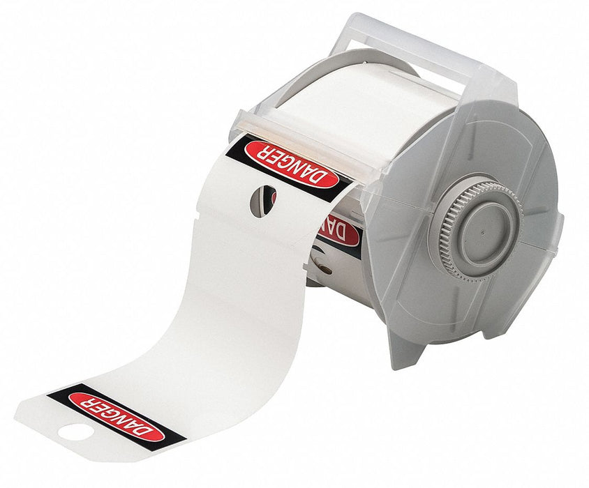 Pre-Cut Label Stock Roll White Gloss